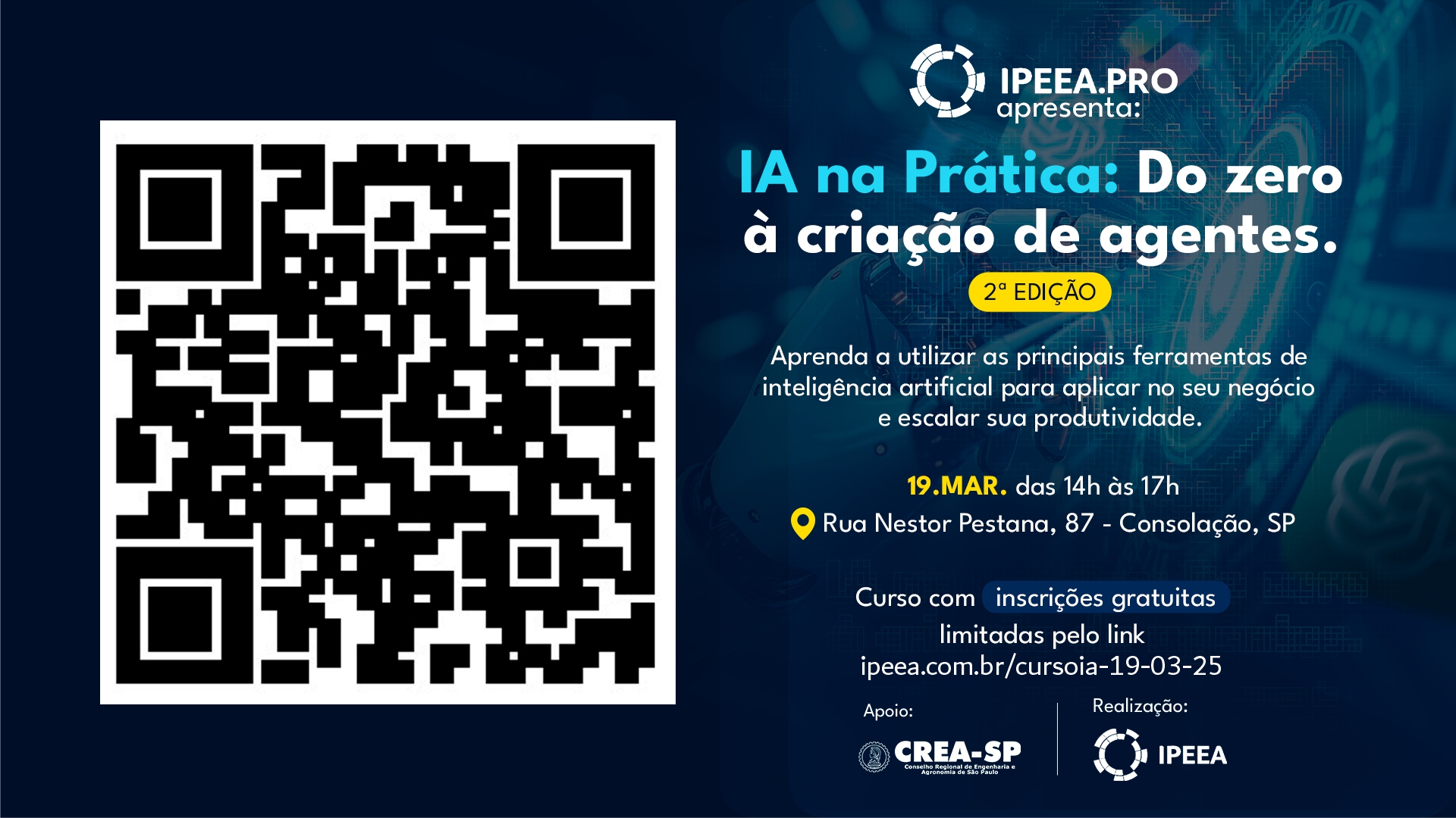 IPEEA PRO Apresenta: Curso IA na Prática - Do Zero à Criação de Agentes ...